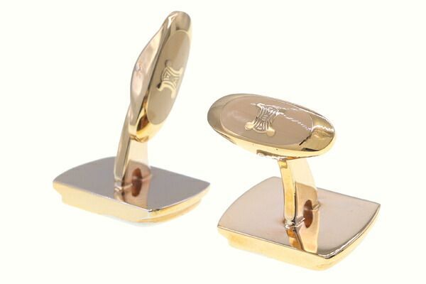 【極美品】CELINE セリーヌ 馬車 ネクタイピン カフス タイタック セット 極美品】CELINE セリーヌ 馬車 ネクタイピン カフス タイタック セット