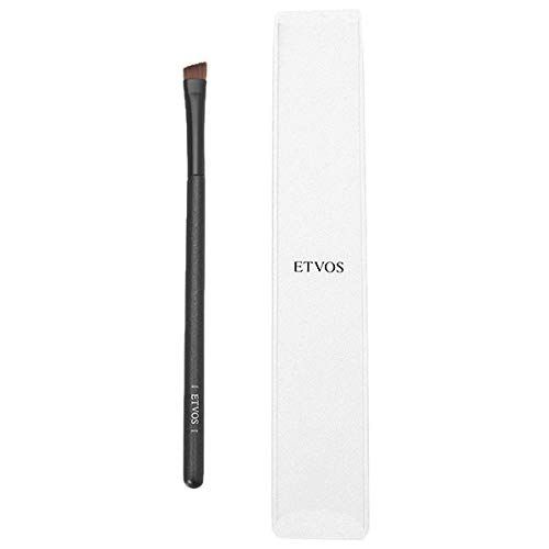 ETVOS(エトヴォス) アイライナーブラシ 毛先を斜めカット/目のキワまでアイラインが引ける化粧筆 12.5cm