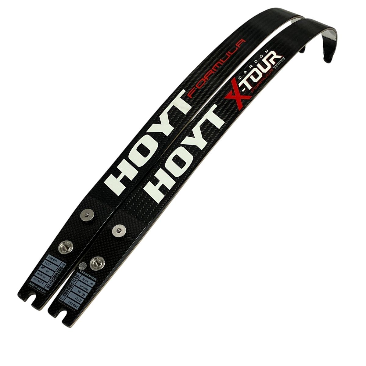 HOYT XTour &amp; Formula リム Hoyt Formula Axia Recurve Limbs w/ Resin Infused Core
