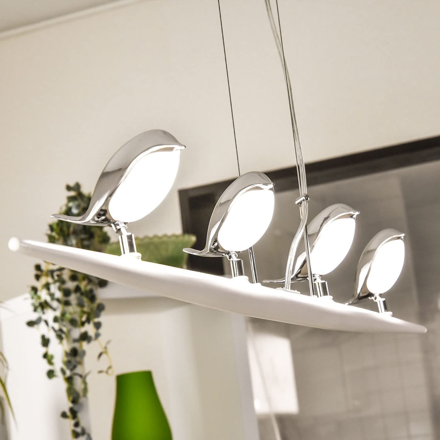 人気商品 LED 4灯 シーリングライト おしゃれ 4畳 6畳 8畳 鳥型電球 インテリアライト 016 モダン 北欧 ダイニング リビング 寝室 食卓 aircorno キッチン 天井照明 間接照明 照明器具 AIRCORNO エアコルノ