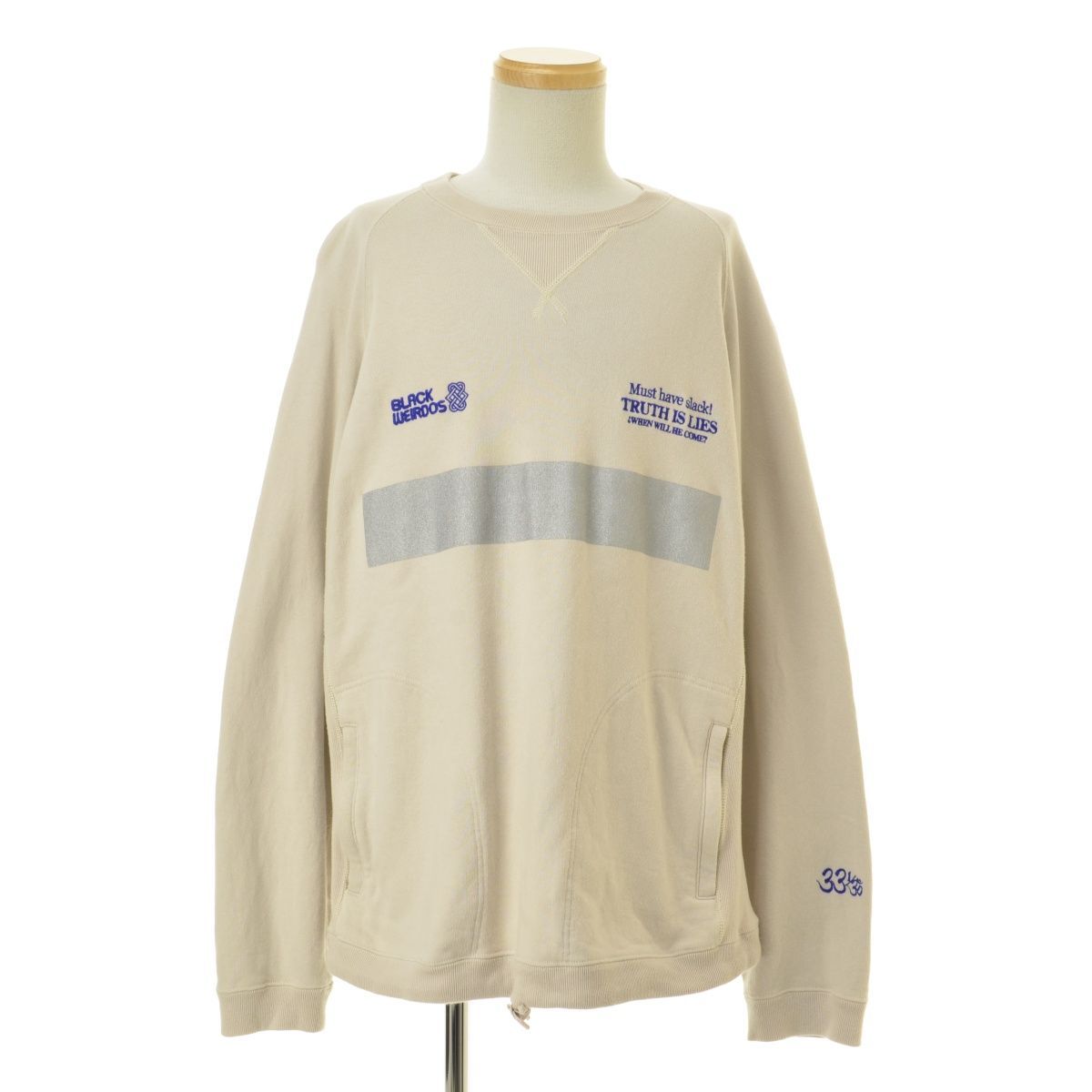 BlackWeirdos】22SS-SW02 Refector Crewneck Sweatshirt リフレクター