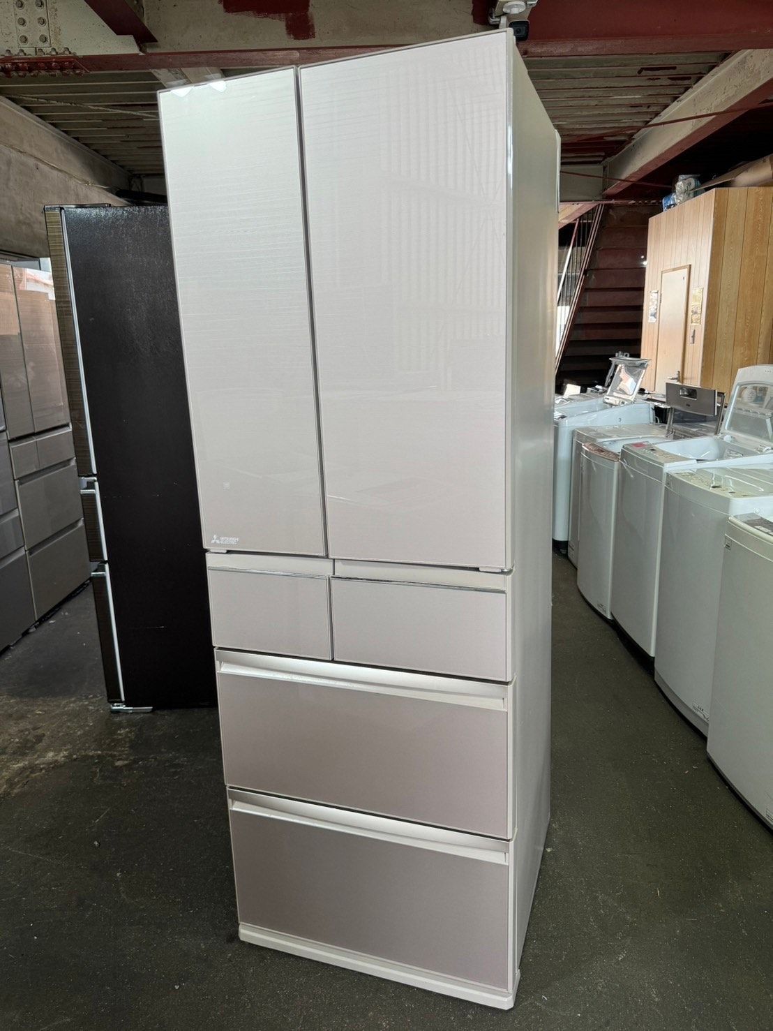 美品】大阪送料無料☆3か月保障付き☆冷蔵庫☆2020年☆三菱☆6ドア☆MR