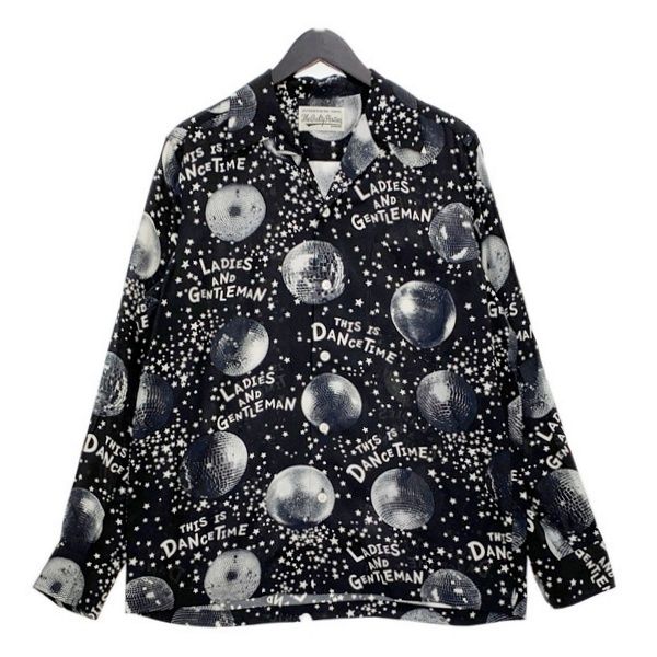 WACKO MARIA MIRROR BALL L/S HAWAIIAN SHIRTS ミラーボール 