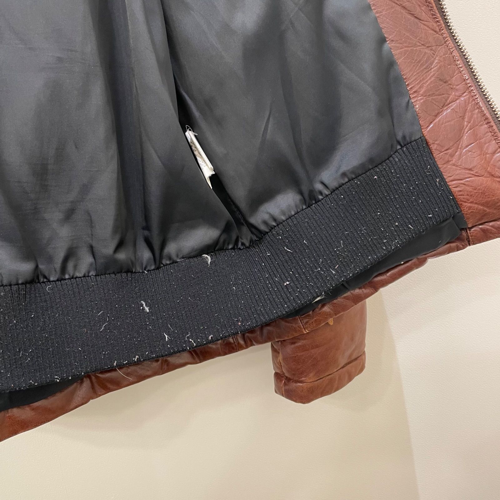 Liugoo Leathers リューグーレザーズ レザーダウンジャケット M 