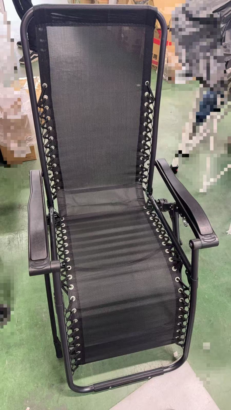 リクライニングチェア 折りたたみ 組立不要 耐荷重160kg 729218