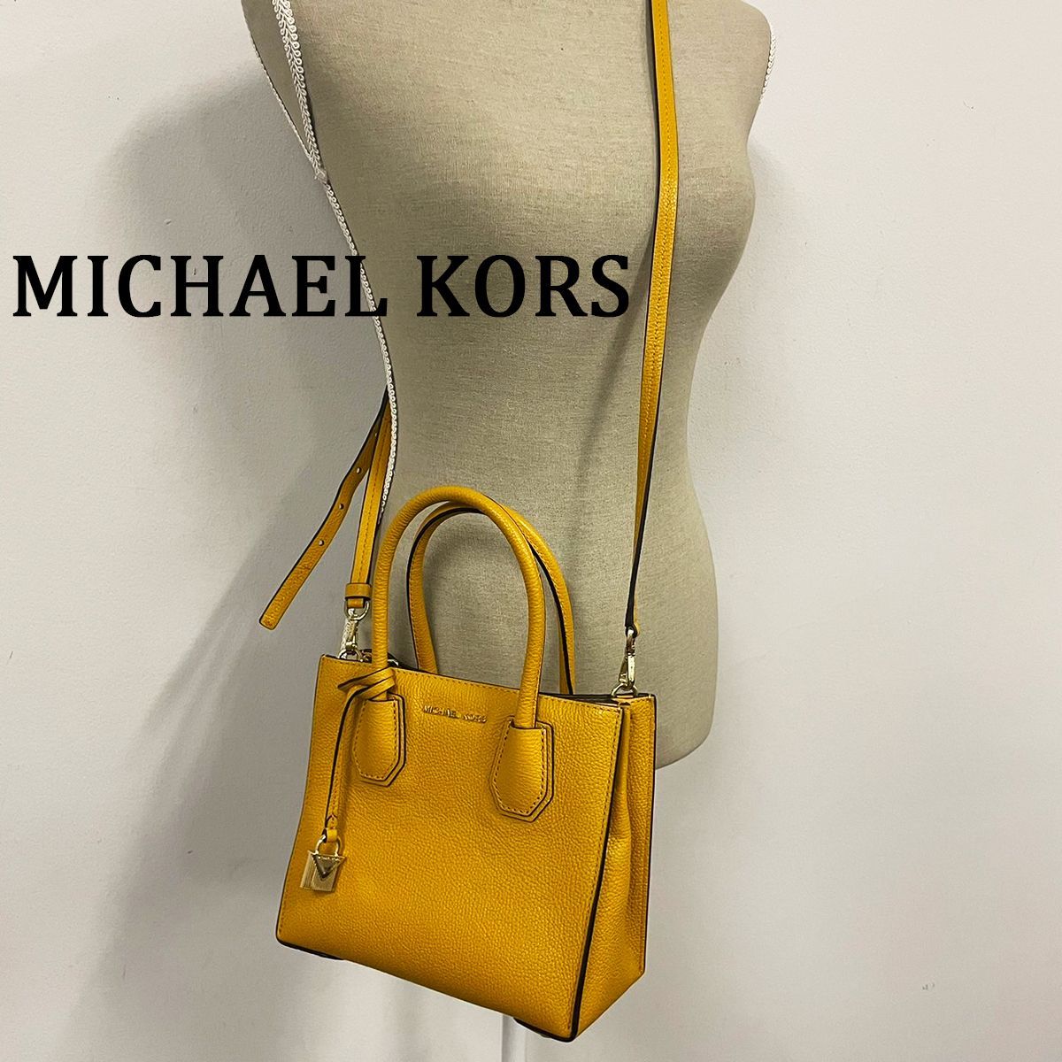 MICHAEL KORS マイケルコース ショルダーバッグ 2way マスタード 