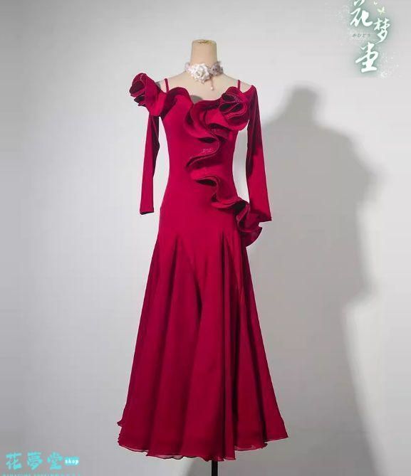 25年 社交ダンスドレス 首飾り付 ラテンドレス モダンダンス オーダーメイド 撮影会 舞台 イベント 原野空間-64