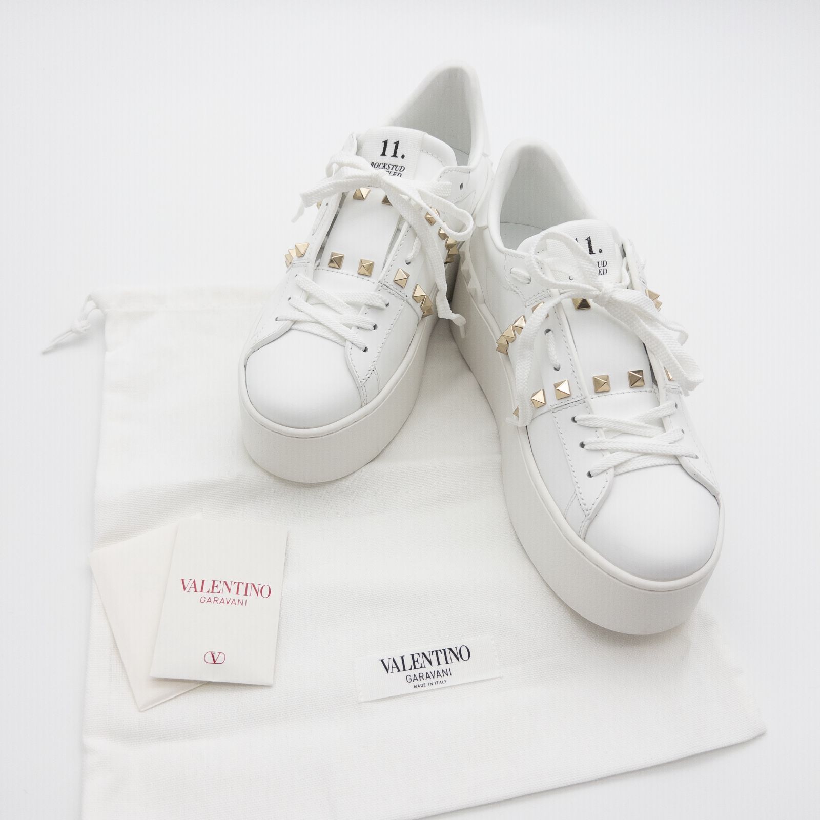 実物商品を撮影しております美品☆VALENTINO ヴァレンティノ 厚底スニーカー 37