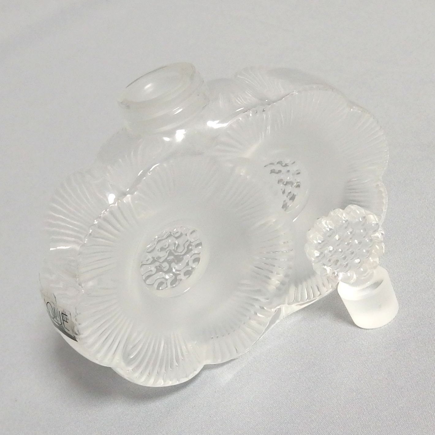 LALIQUEフォリー　フレグランスボトル　香水瓶 美品☆LALIQUE ドゥ フルール フレグランスボトル 香水瓶