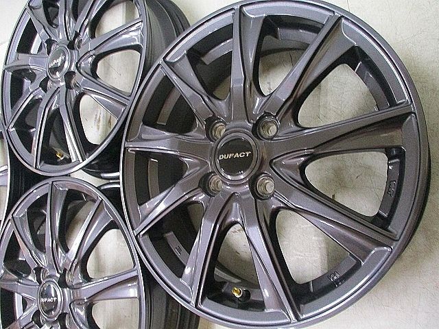 ダンロップ□DUFACT DT9□15インチ 4穴-100□装着車種ハスラー