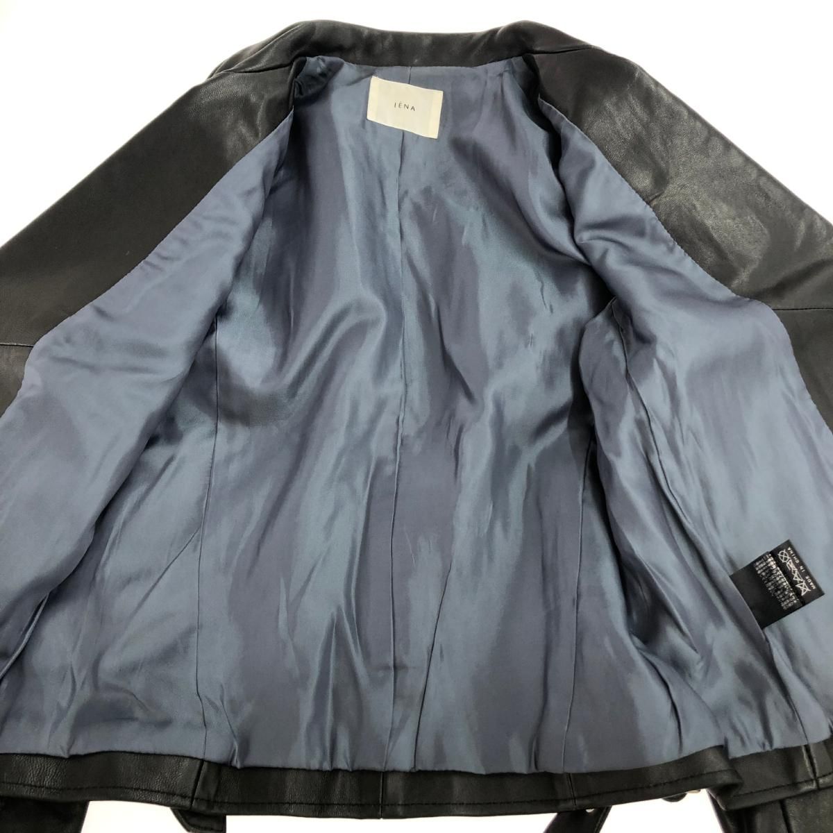 IENA イエナ ライダース レディース 黒 38 M IENA - IENA ライダースジャケットの通販 by R♡'shop｜イエナ