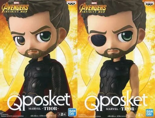 中古】フィギュア 全2種セット 「マイティ・ソー」 Q posket