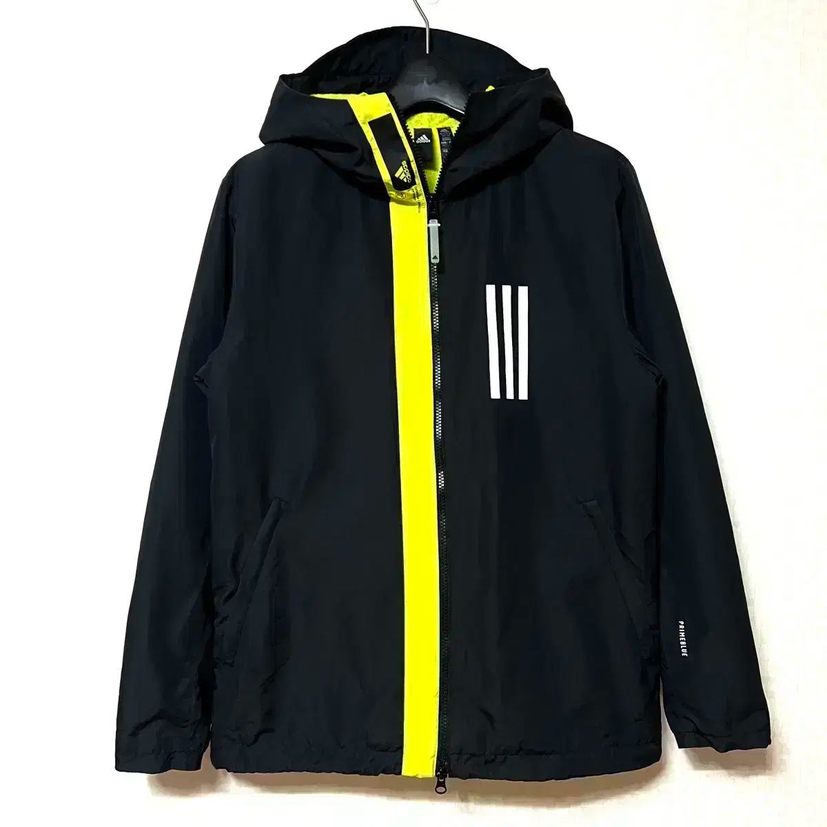 M 95 adidas(アディダス) 裏起毛 ウインドブレーカー ジップアップ ジャケット