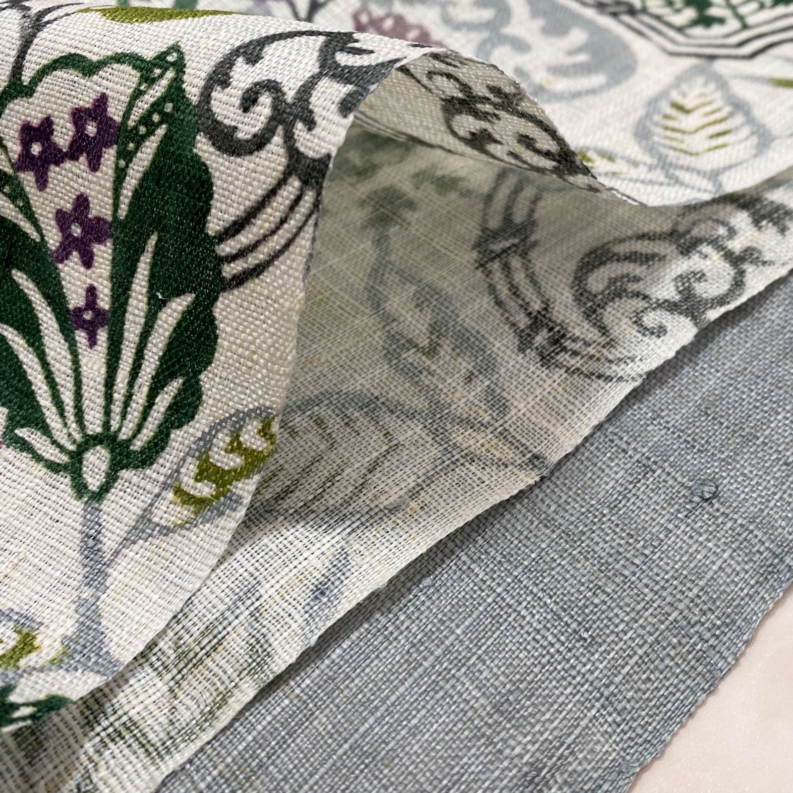 新品 お仕立て付き 単衣夏向き 麻 栗山吉三郎作 九寸帯