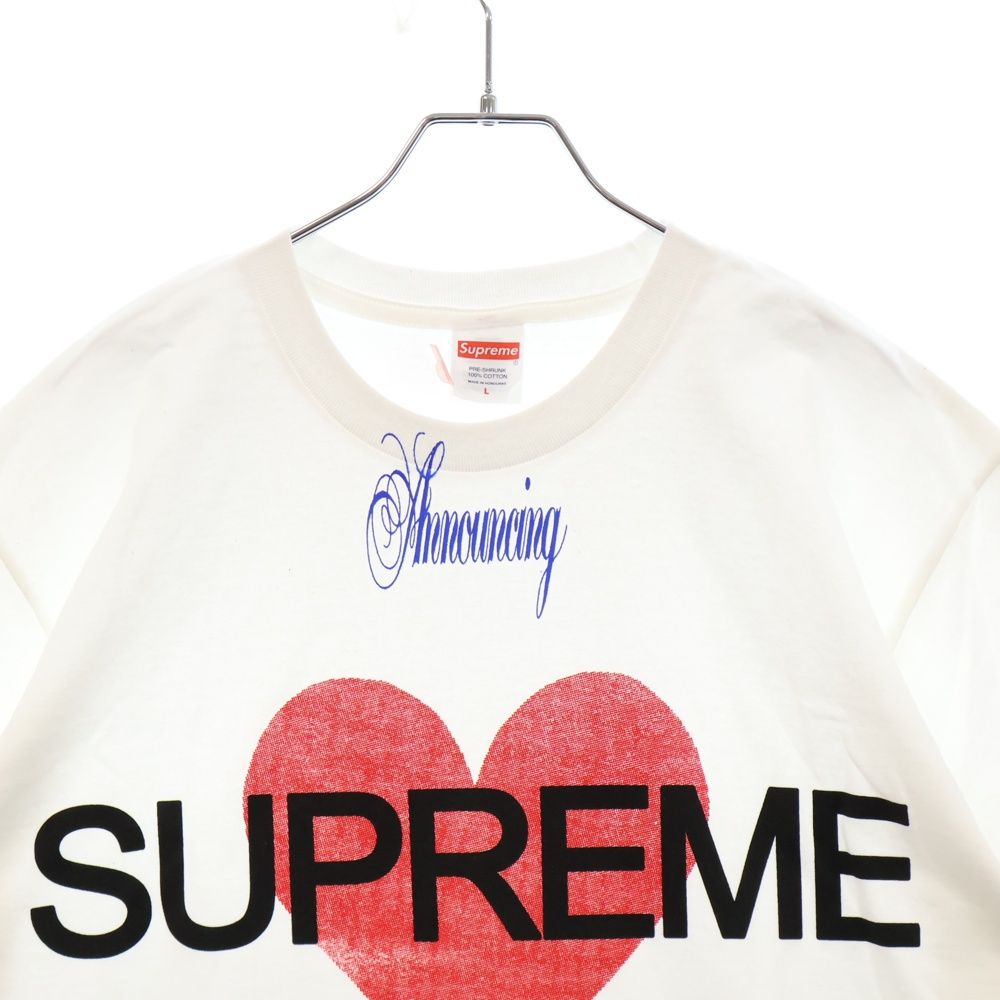 SUPREME (シュプリーム) 25SS Announcing Tee アナウシング フロント 25ss Suprem Announcing Tee アナウシング フロント