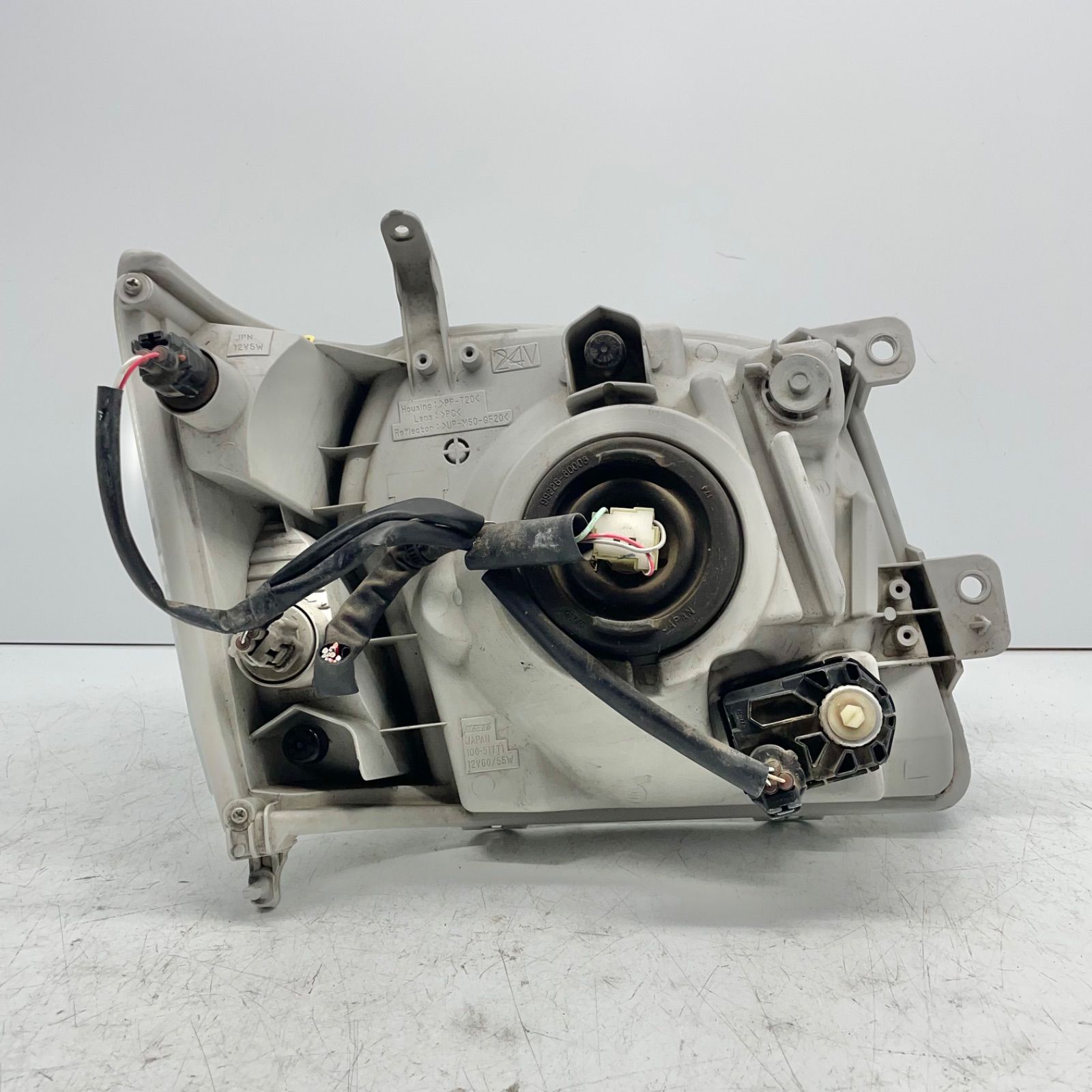 美品 破損無コーティング済 S320V S321V S330V S331V ハイゼット ヘッドライト ランプ レンズ 左右セット LR レベ付  koito 100-51771 P70127