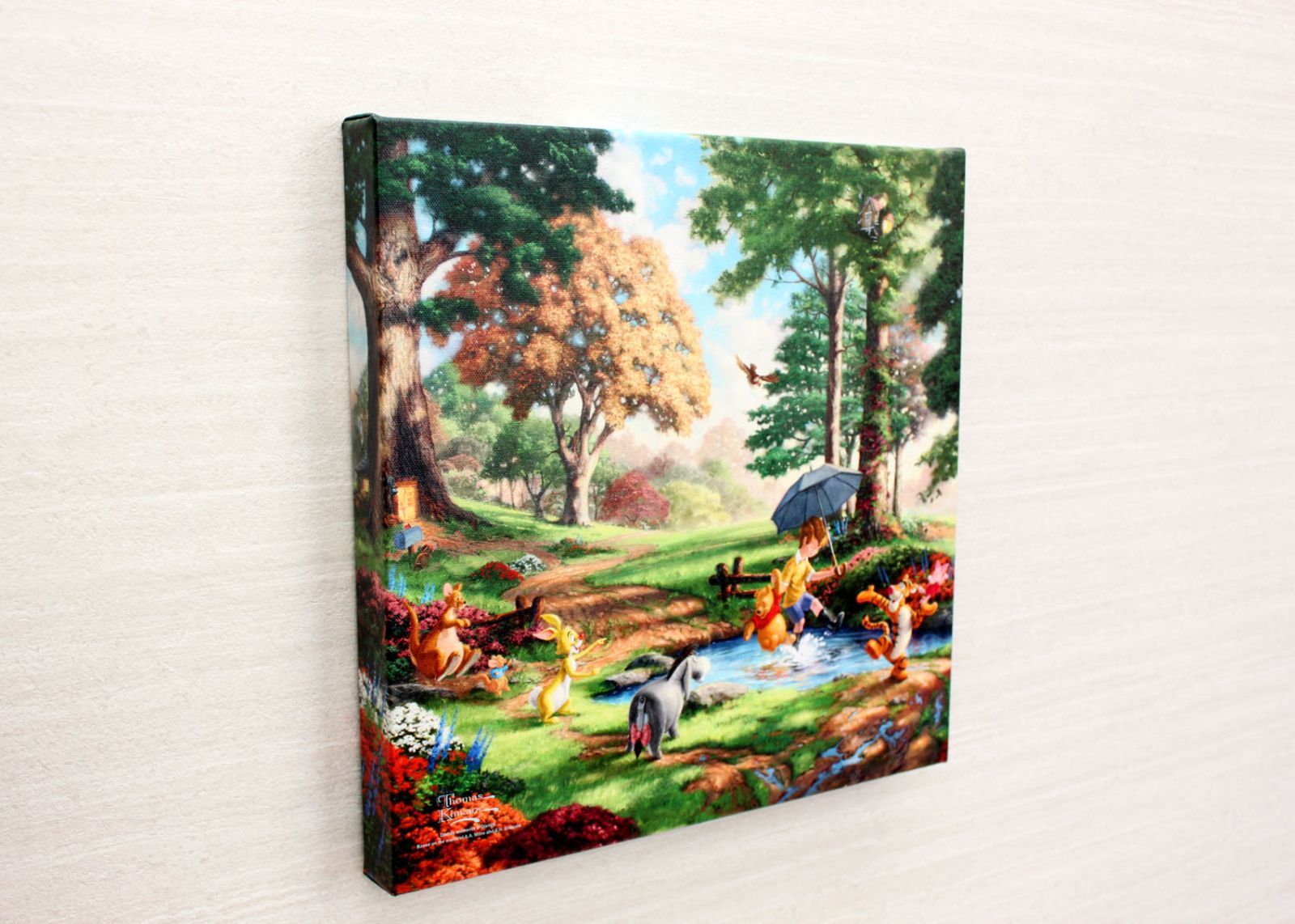 ディズニー/トーマス キンケード「クマのプーさん1」展示用フック付