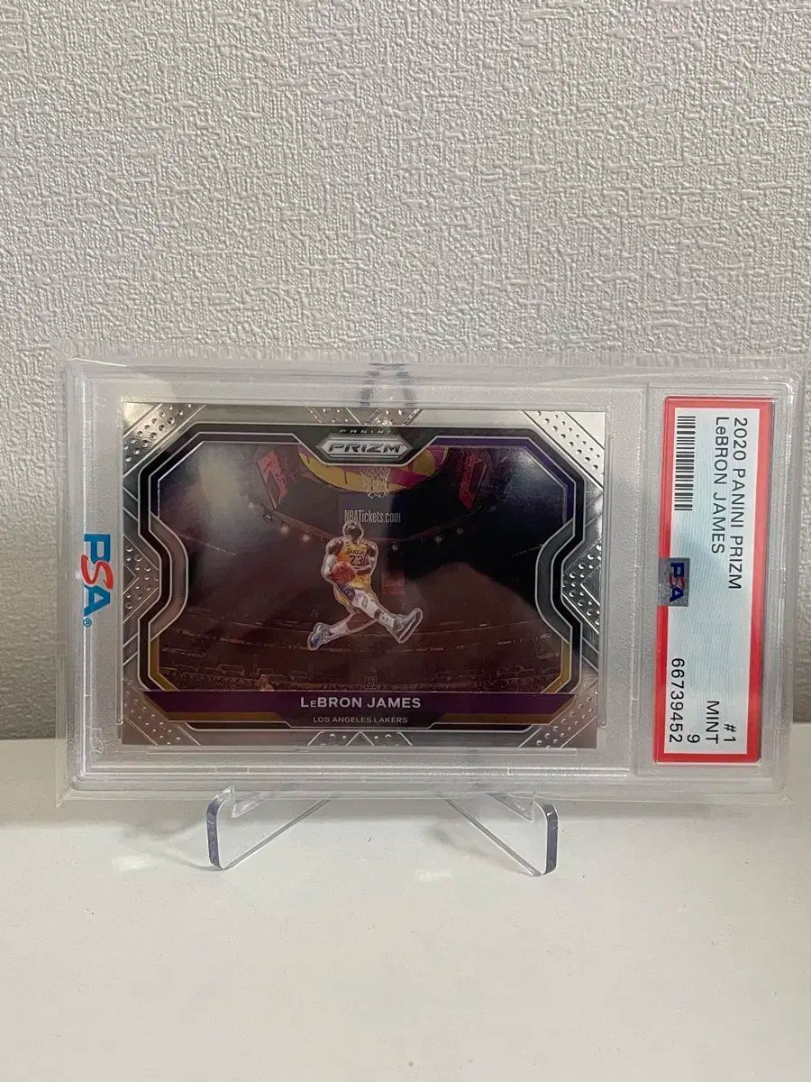 NBA 2020 プリズム LA Lakers レブロン ジェームス PSA 9