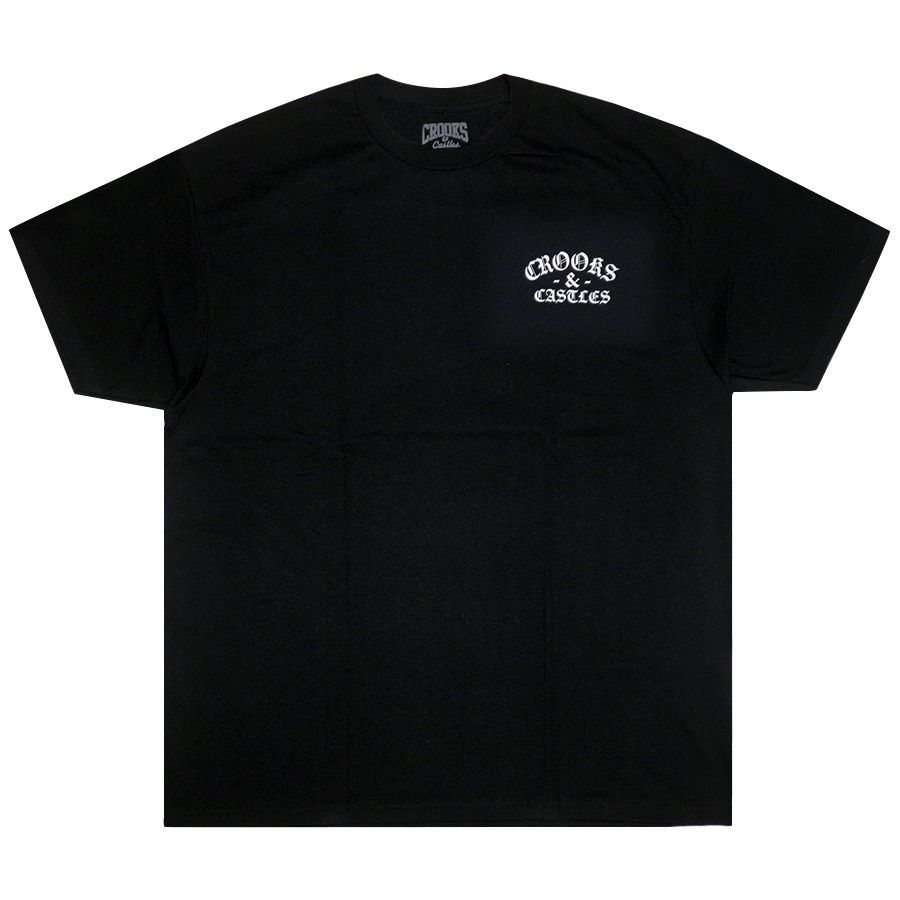 CROOKS & CASTLES SKULL MEDUSA Tシャツ【BLACK】(クルックスアンド 