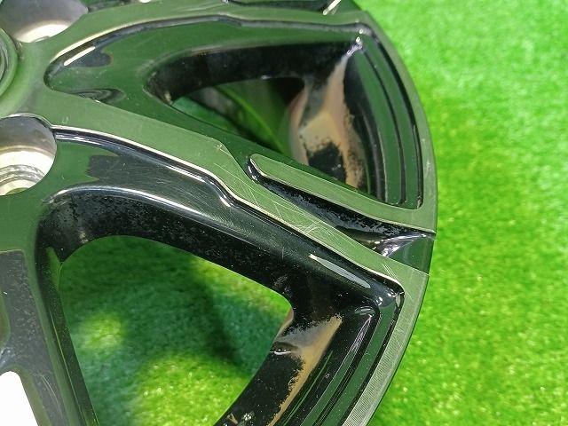 ディルーチェ ﾊｲｾﾞｯﾄ ホイール アルミ ブラックポリッシュ 13インチ  