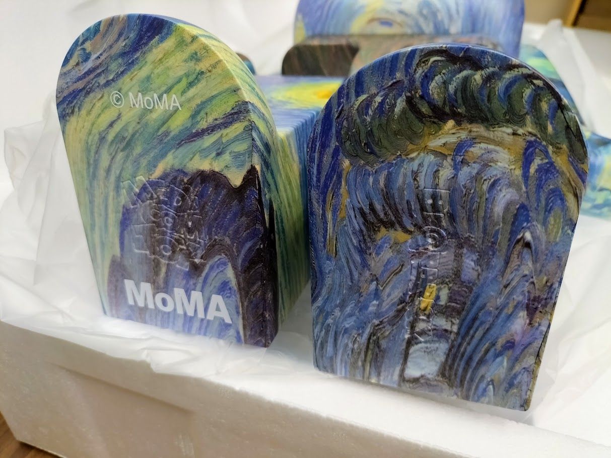MEDICOM TOY - Vincent van Gogh The Starry Night ベアブリック 400%Bearbrick Van Gogh《The Starry Night》Graffiti Action