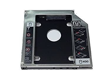 HIGHROCK SSDとHDDのSATA 2?nd HDDキャディケーストレイ12.7?MMユニバーサルCD / DVD - ROM光学ドライブベイスロット( )