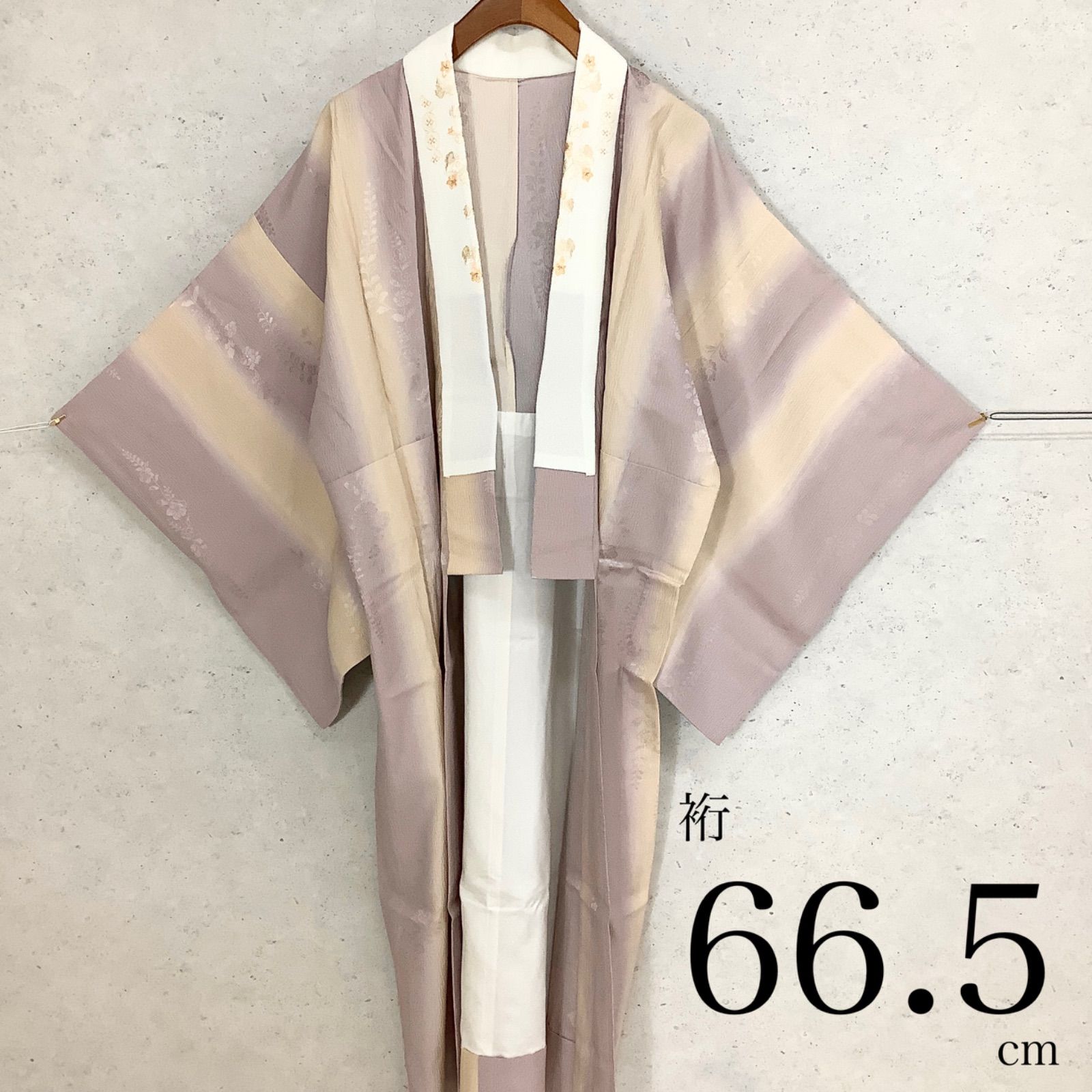 訪問着 葡萄の葉と蔦 はじく加工