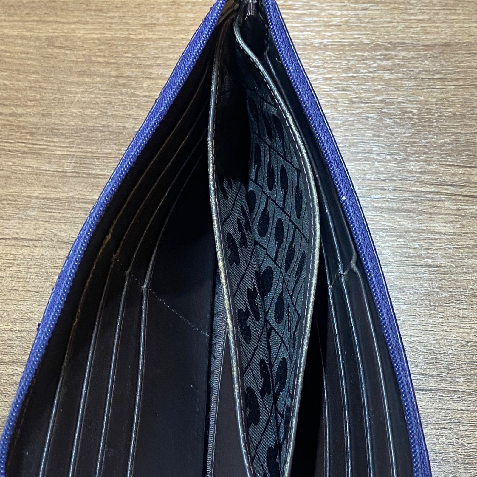 GHERARDINI ゲラルディーニ ソフティ 長財布 総柄 パープル GHERARDINI】ゲラルディーニ ソフティ 長財布 総柄 薄型