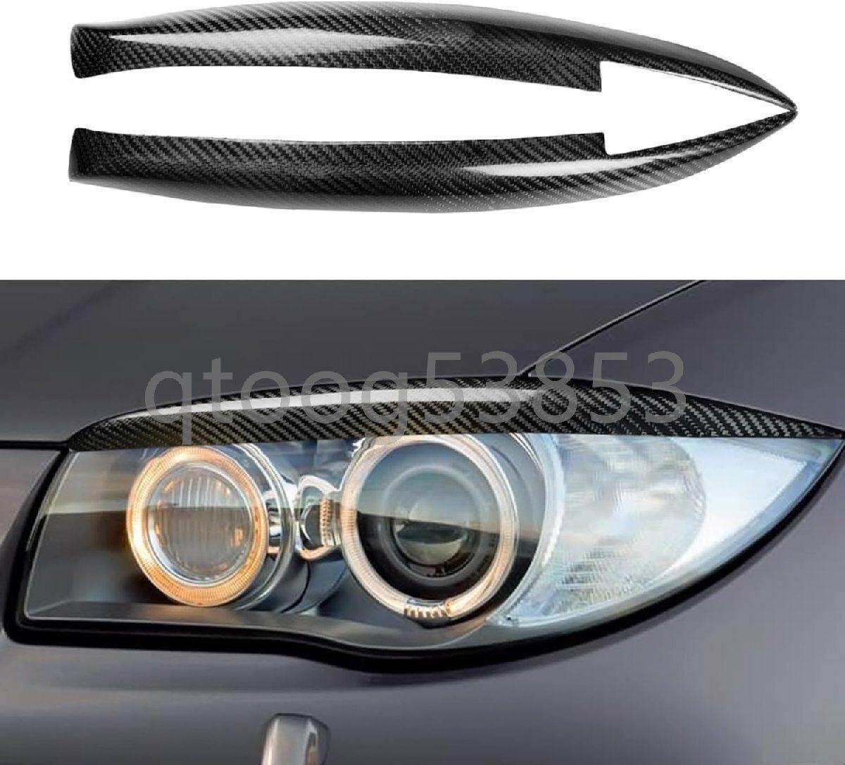 ヘッドライト眉毛 マツダ6用 アテンザ用 2014-2016 ヘッドランプまぶた