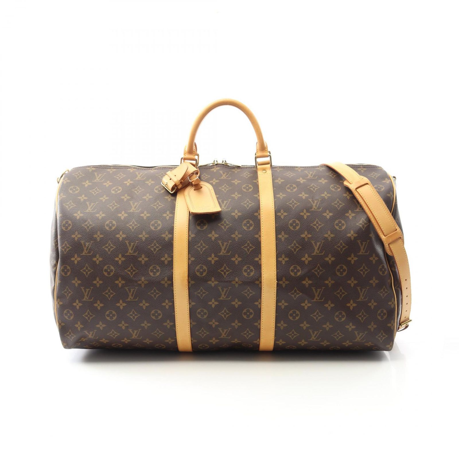 【鑑定済】 ルイヴィトン バンドリエール60 モノグラム ボストンバック LOUIS VUITTON - 本物 ルイヴィトン LOUIS VUITTON LV キーポル