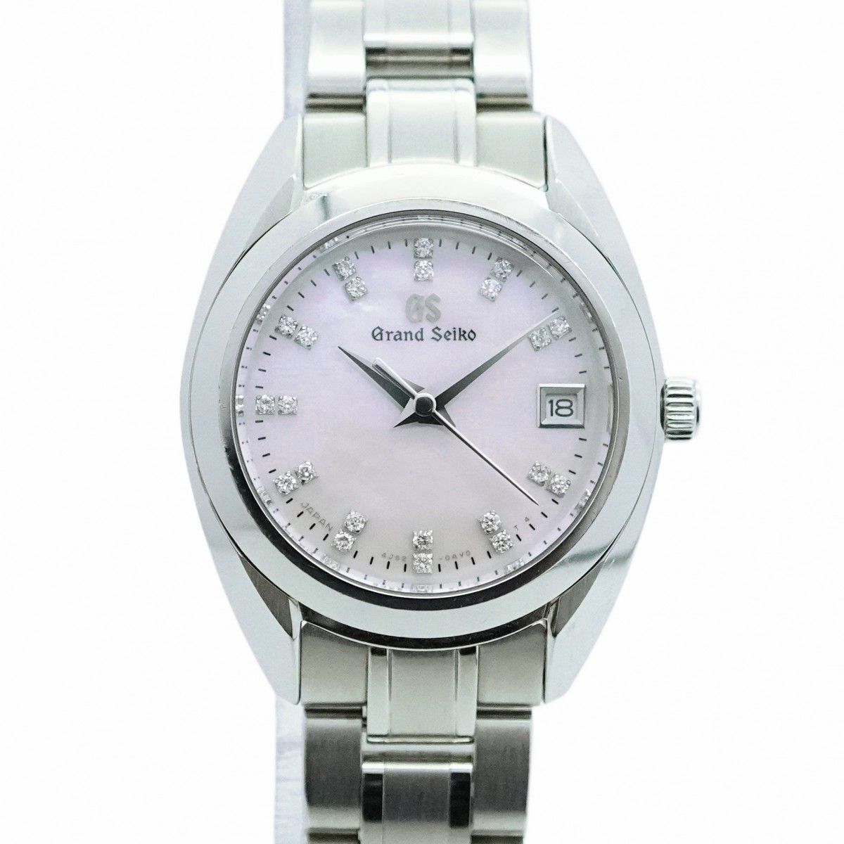 5wwe0117】セイコー グランドセイコー 4J52-0AC0 ピンク文字盤【中古  