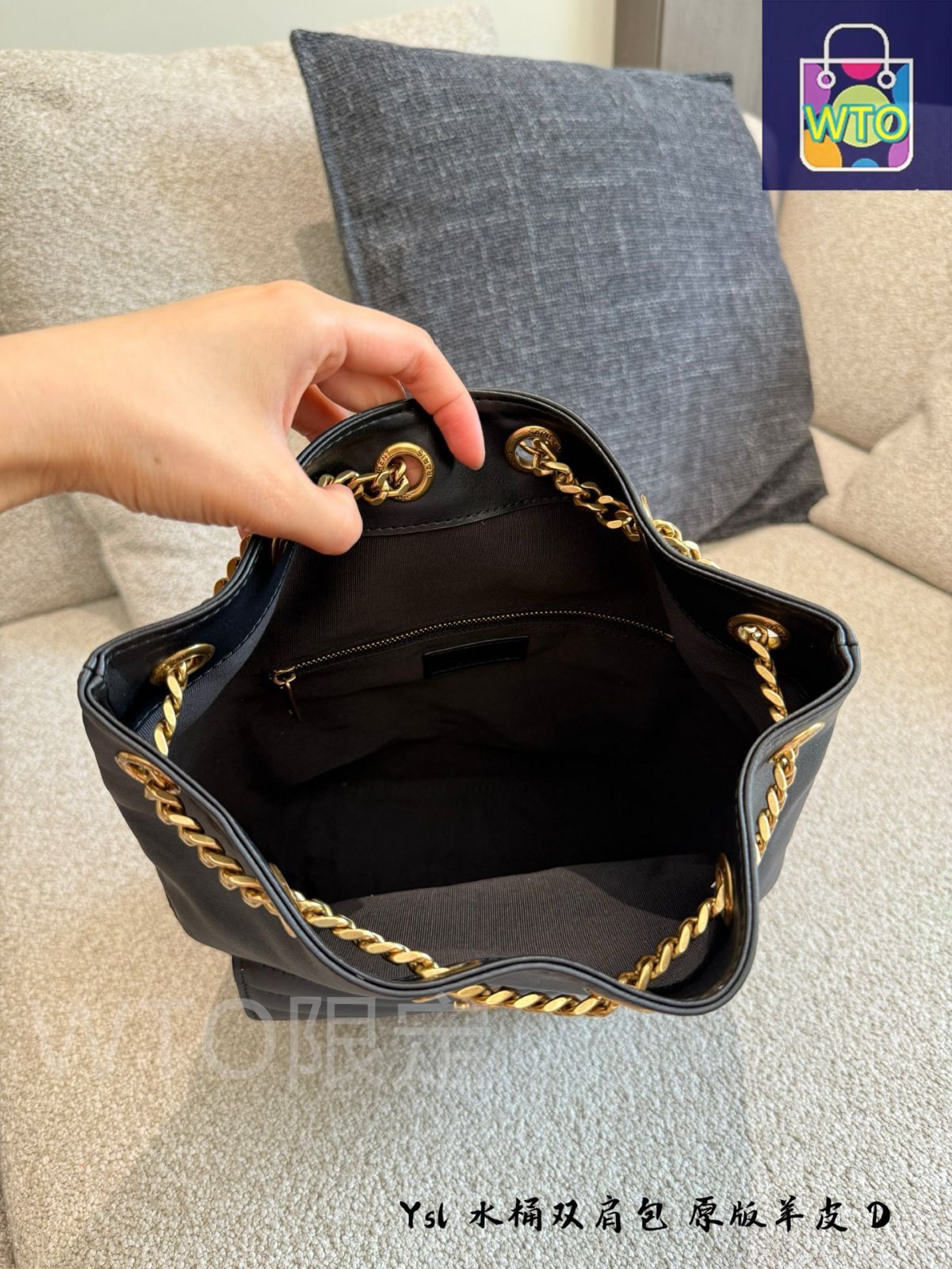 今日WTO】YSL イーエスエル ジョー バックパック 柔らかな小羊皮