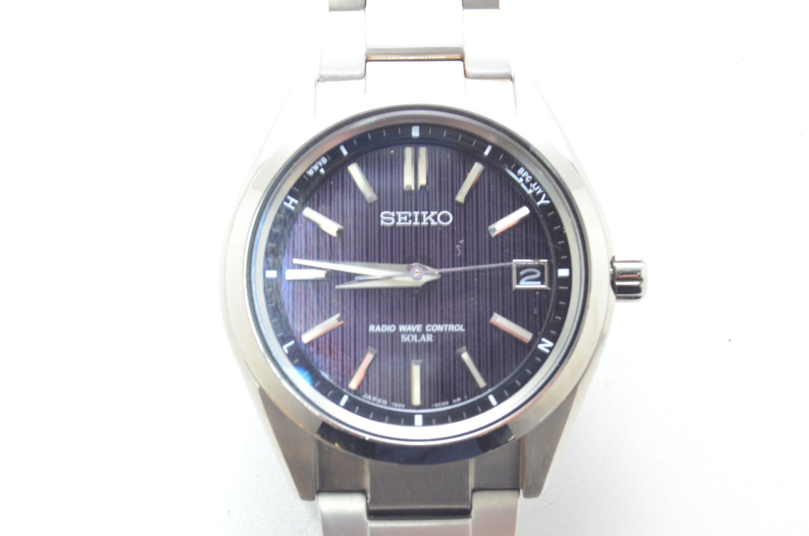 美品】 SEIKO セイコー BRIGHTZ ブライツ ソーラー電波時計 SAGZ083