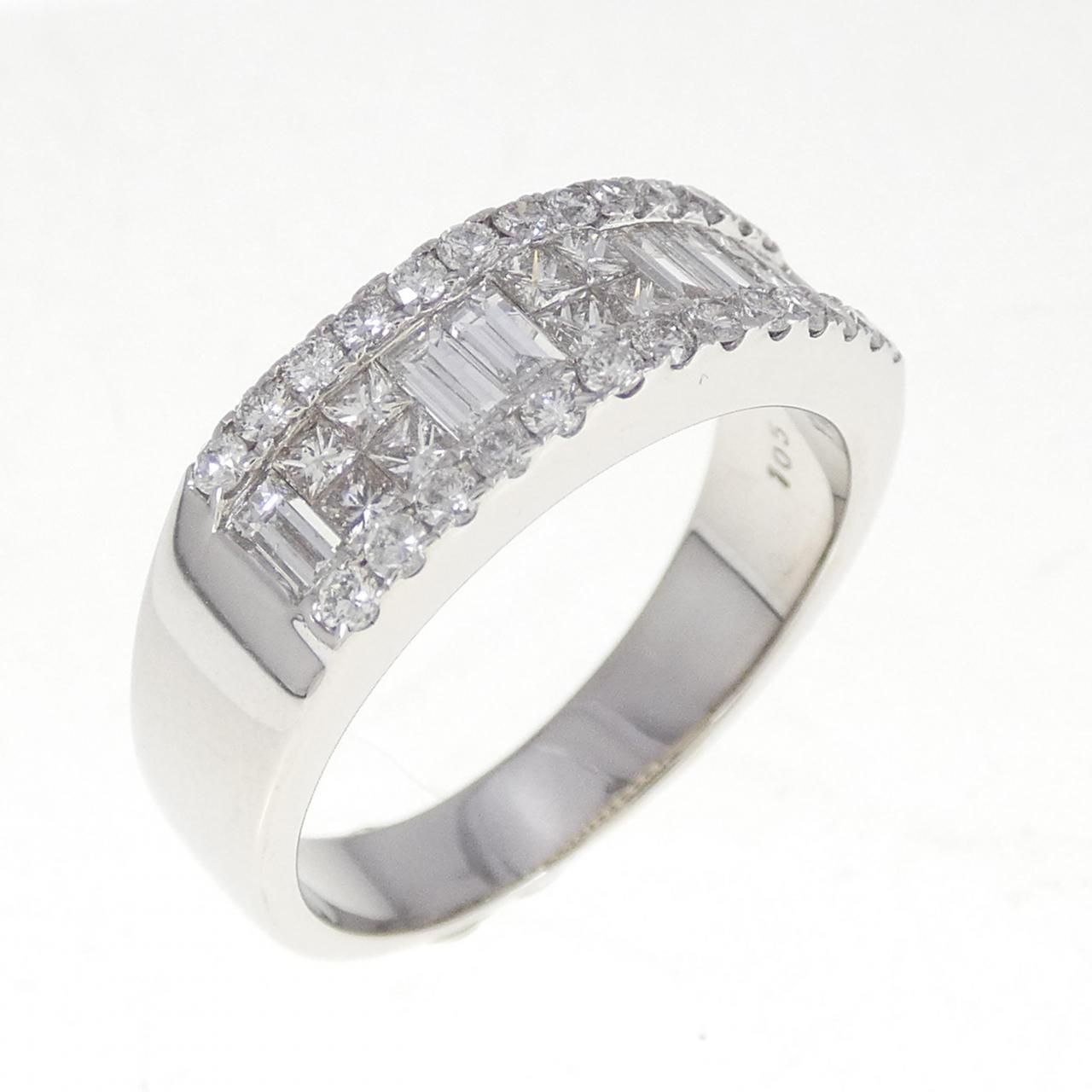 ハーフエタニティ ダイヤモンド リング PG #13 K18WG ダイヤモンド ハーフエタニティ ダイヤモンド リング PG #13 K18WG ダイヤモンド