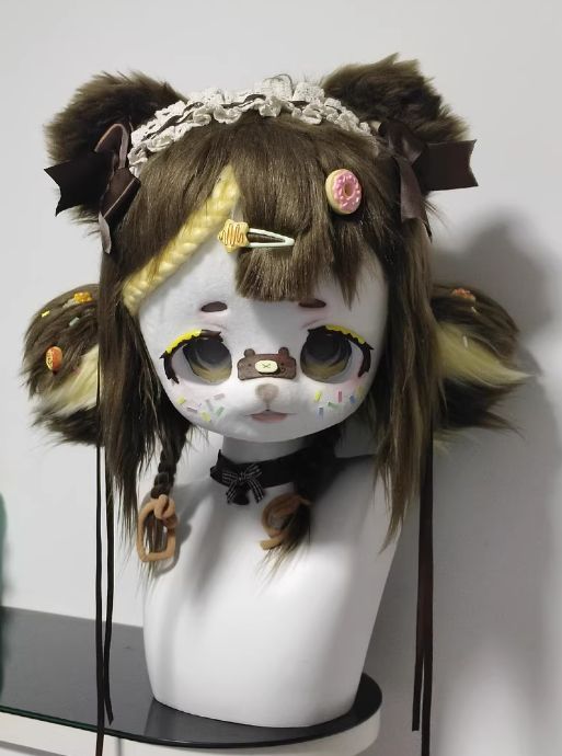 ３点セット 着ぐるみヘッド kigurumi NO.102＋尻尾＋手袋 ページ
