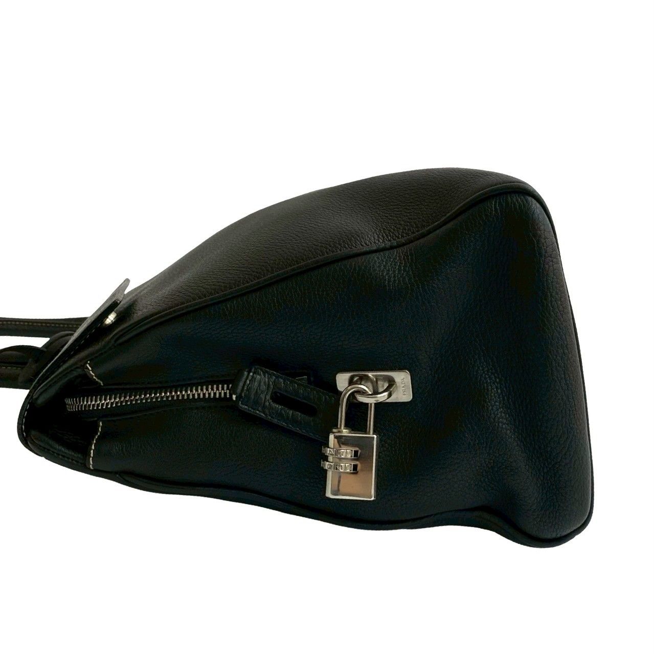 ☆送料関税込☆PRADA ロゴ ミニ レザー トート ショルダーバッグ ☆送料・関税込☆PRADA☆レザー mini shoulder bag☆正規品