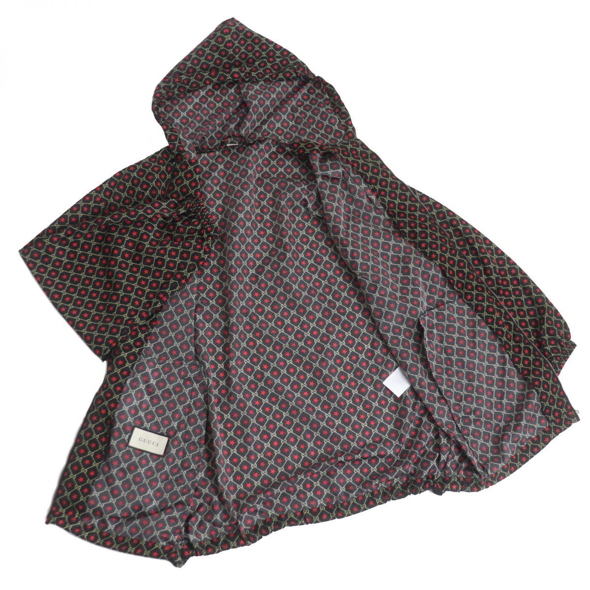極美品□19AW GUCCI/グッチ 574201 GG スター 総柄 ZIPUP