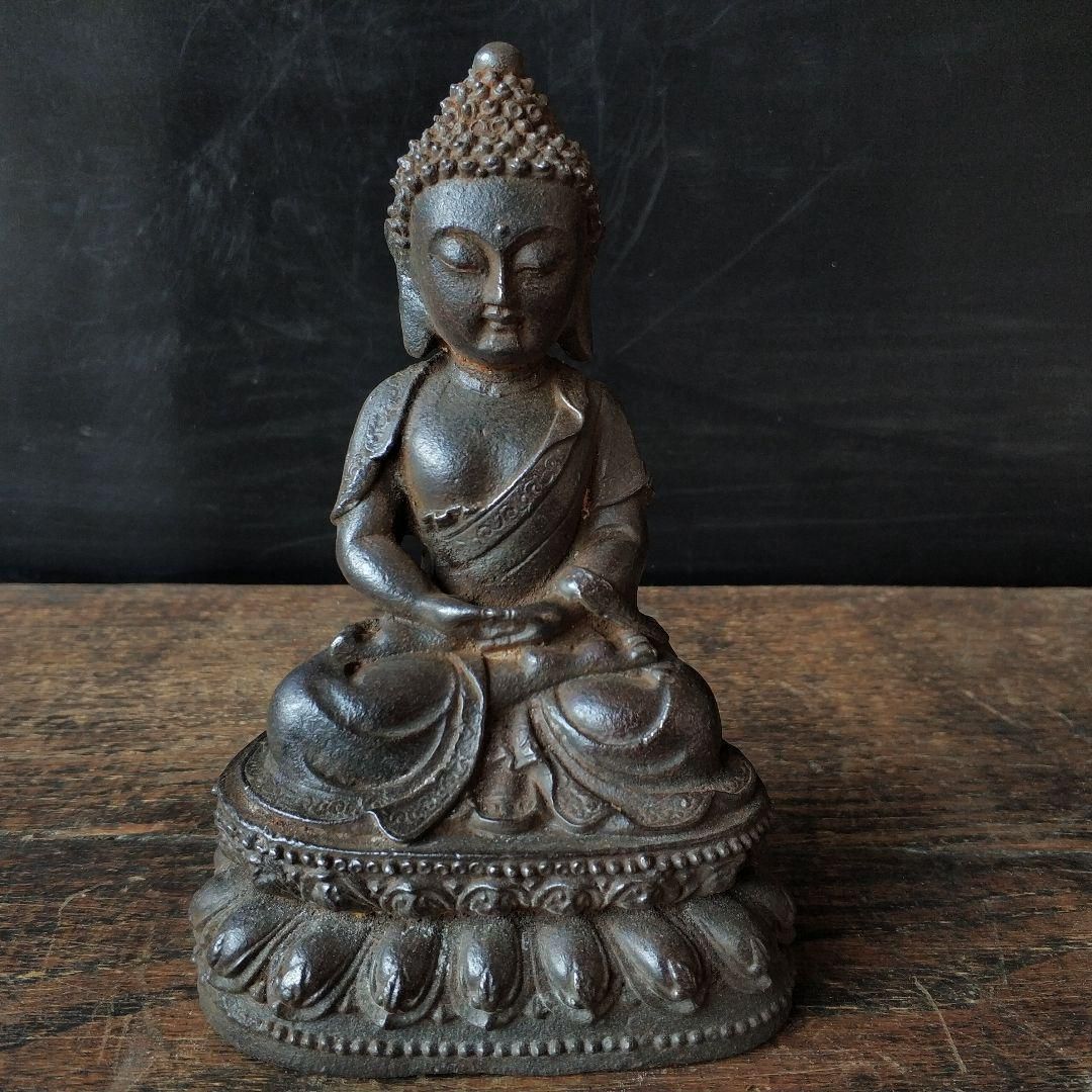 釈迦仏座の蓮の彫刻の置物 現代工芸品 美術品 装飾品 置物 楽天市場】「10％OFFクーポン配布中」卍 仏像 木彫仏像 木彫り