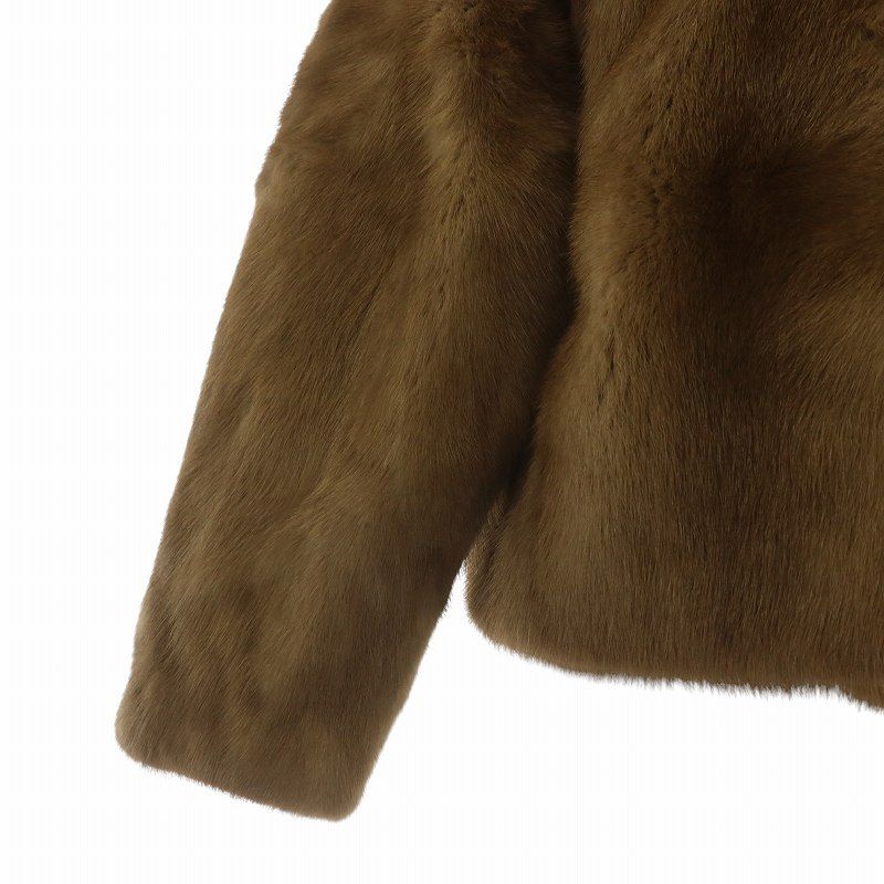 【御予約】【✨美品✨】SAGA MINK ショートコート　ブラウン　銀サガ サガミンク SAGA MINK 銀サガ ファーコート アウター 毛皮