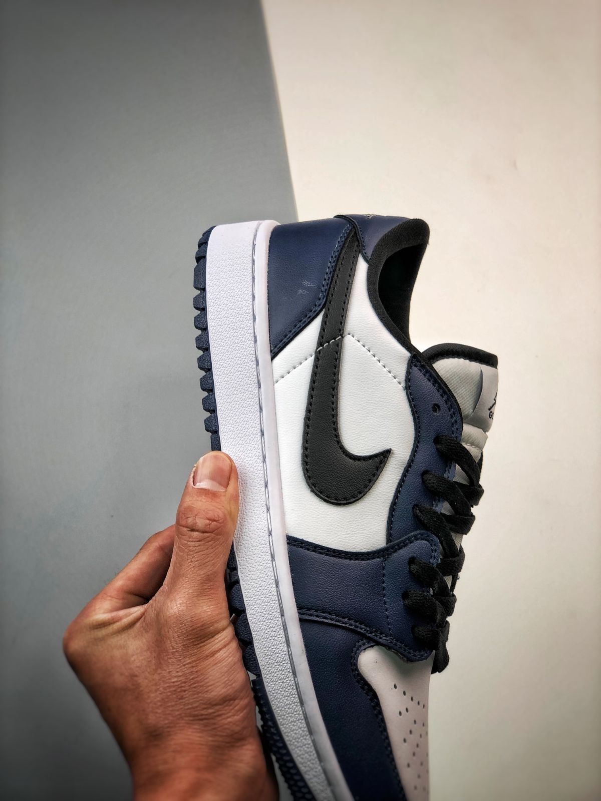 Nike Air Jordan 1 Low Golf Midnight Navy Men's Shoes ナイキ エア ジョーダン 1 ロー ゴルフ ミッドナイト ネイビー メンズ シューズ DD9315-104