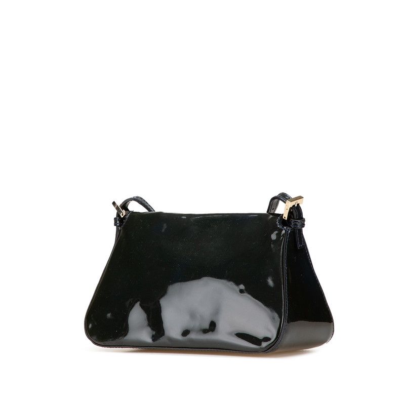 フェンディ マンマバケット ワンショルダーバッグ 8BR180 エナメル レディース FENDI 【1-0208393】 FENDI - フェンディ マンマバケット ワンショルダーバッグ 8BR180