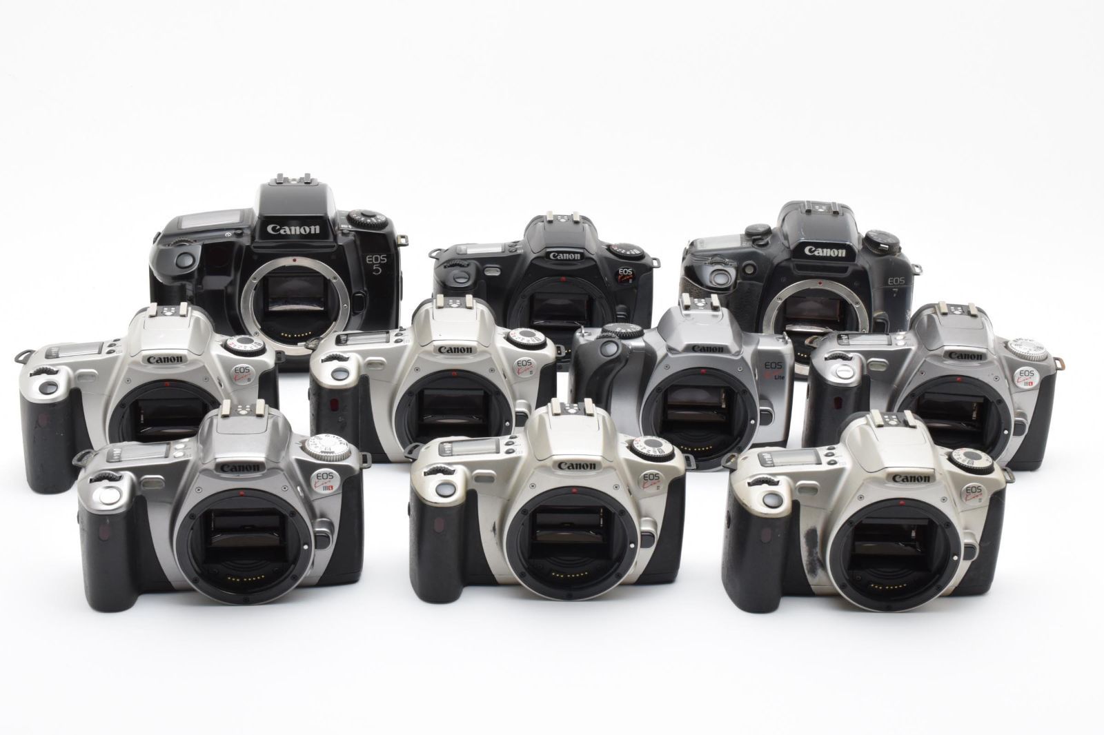 ジャンク Canon キヤノン フィルムカメラまとめ EOS 7 Kiss III IIIL Lite 5 動作未 02251011