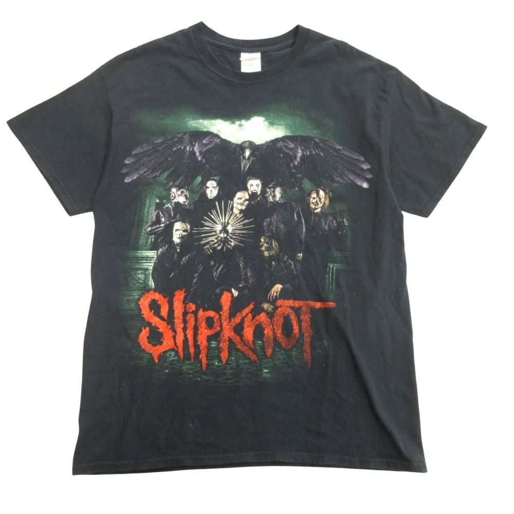 Slipknot 3D バンドTシャツ XLユーロビンテージ00年代希少 Slipknot 3D バンドTシャツ XLユーロビンテージ00年代希少 A.M.S. t