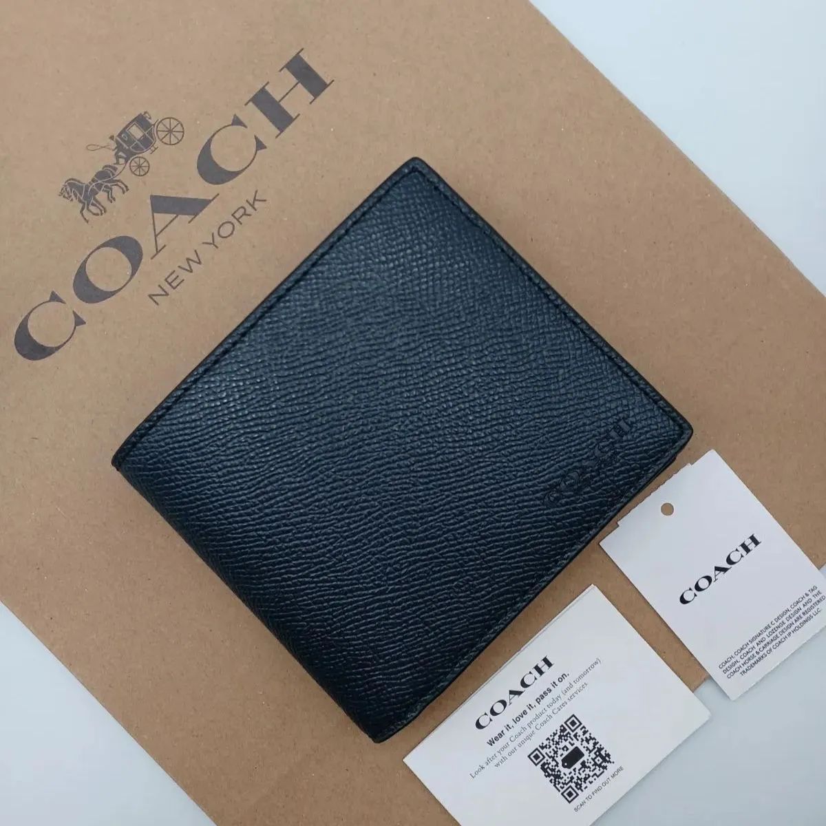 人気の福袋 【通販激安】 新品、未使用 新品 COACH 折り財布 メンズ