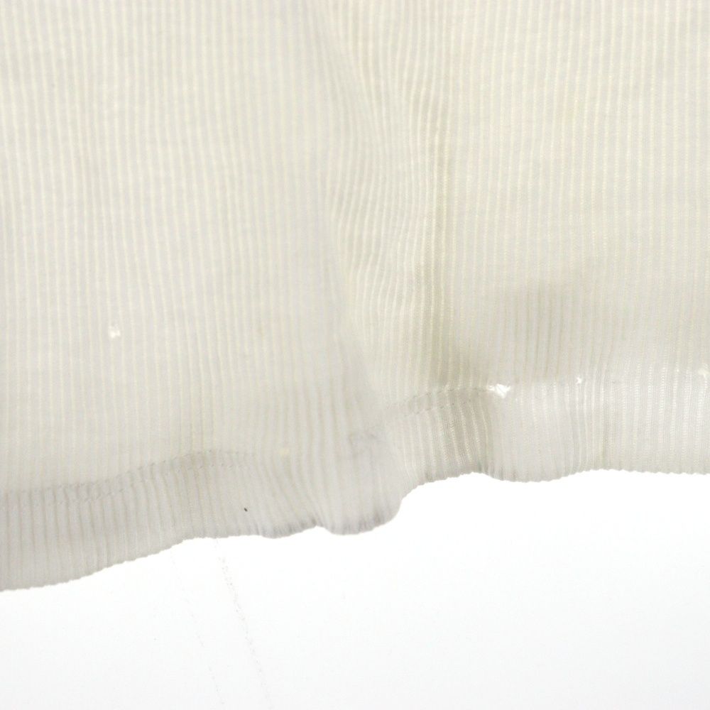 ノースリーブカットソー ホワイト