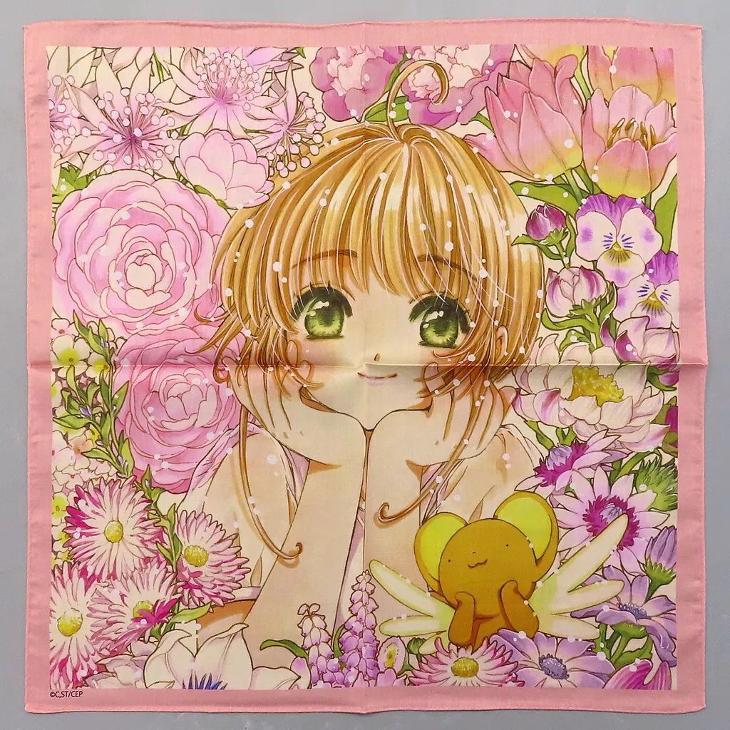 中古】タオル・手ぬぐい カードキャプターさくら プリントハンカチ