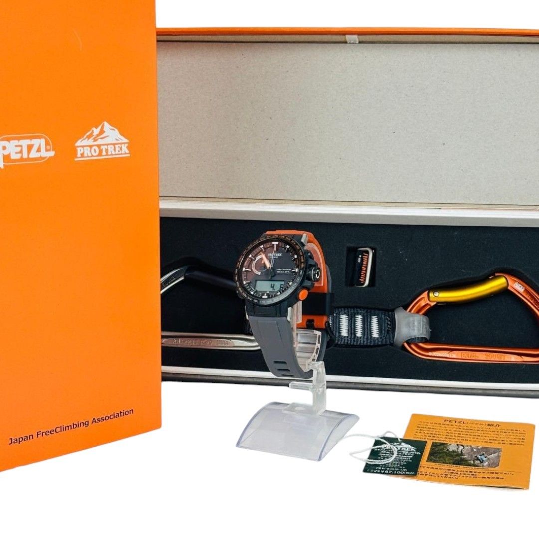 CASIO PROTREK PRW-60YJP PETZLコラボ 限定1000本 PETZL(ペツル) PRO TREK(プロトレック) コラボモデル PRW-60YJP