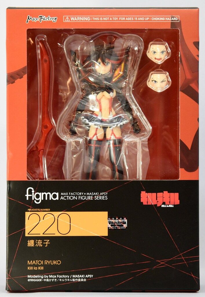 Max Factory - (再販) figma(フィグマ) 220 纏流子(まといりゅうこ) キルラキル 完成品 可動フィギュア マックスファクトリー 51PitFdtQSL._UF894,1000_QL80_.jpg
