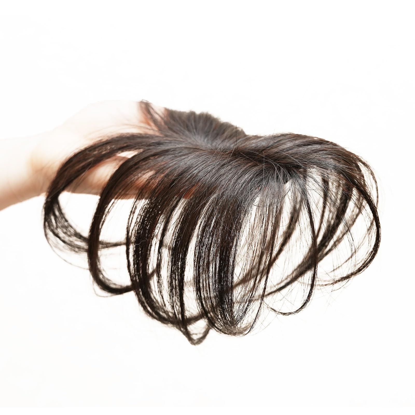 人気商品 ピタッチ 白髪隠し 部分ウィッグ前髪ウィッグ ヘアピース 部分かつら トップピース シートエクステ 前髪用 薄毛隠し ウィッグ シースルーバング 部分用 つけ毛 白髪 黒 茶 ピンなし 分け目 簡単 軽量 軽い ボリュームアップ 人工毛 自然 ウイ