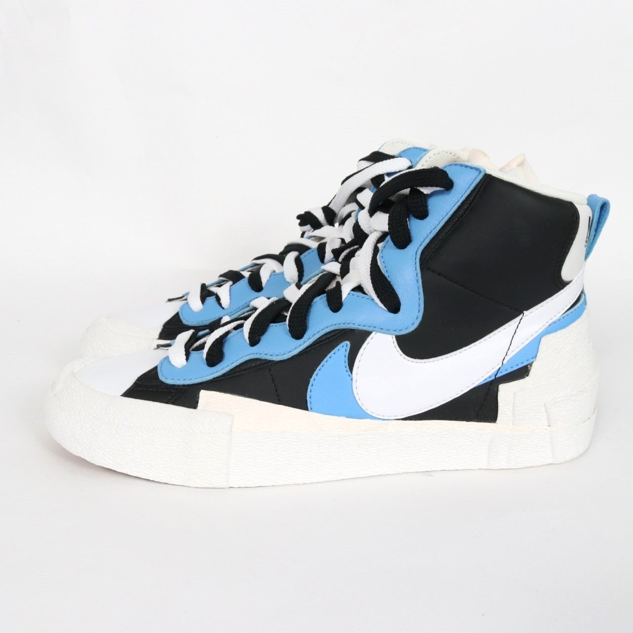 新品】sacai サカイ 27.5cm メンズ シューズ スニーカー sacai × NIKE BLAZER MID BLACK / BLUE サカイ  × ナイキ ブレーザーミッド ブラック/ブルー BV0072-001 新品 古着 - メルカリ